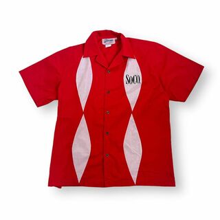 ヴィンテージ(VINTAGE)のCruisin USA 古着 ボウリングシャツ ツートン オールド 半袖(Tシャツ/カットソー(半袖/袖なし))