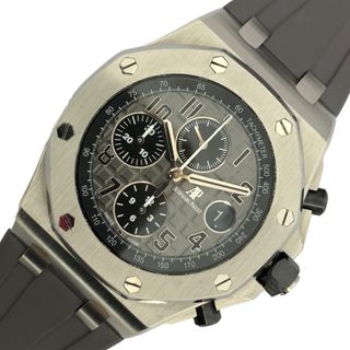 オーデマピゲ(AUDEMARS PIGUET)の　オーデマ・ピゲ AUDEMARS PIGUET ロイヤルオーク オフショア クロノグラフ 26470ST.OO.A104CR.01 グレー SS/ラバーベルト 自動巻き メンズ 腕時計(その他)