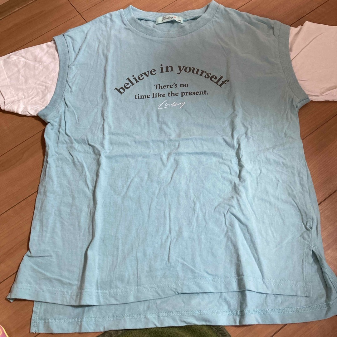 Lindsay(リンジィ)のリンジィ　重ね着風Tシャツ キッズ/ベビー/マタニティのキッズ服女の子用(90cm~)(Tシャツ/カットソー)の商品写真
