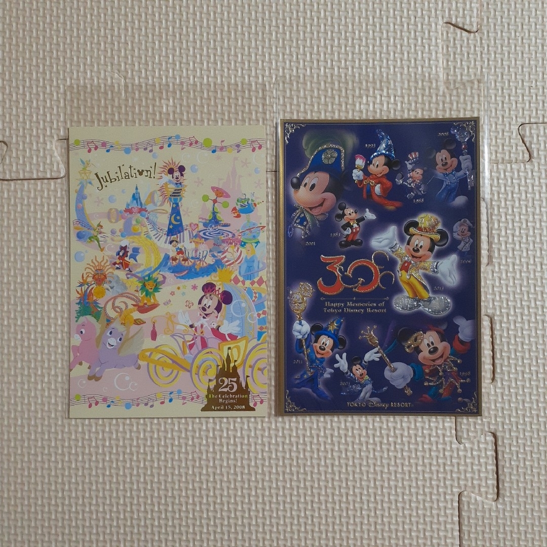 Disney(ディズニー)のディズニーリゾート　ポストカード　2枚 エンタメ/ホビーのコレクション(印刷物)の商品写真