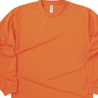 ロングTシャツ　オレンジ(Tシャツ/カットソー(七分/長袖))