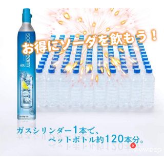 お得な3本セット！！ソーダストリームのガス充填をします！(調理機器)