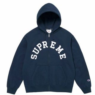 シュプリーム(Supreme)の紺・XXL Supreme Champion Hooded Sweatshirt(パーカー)