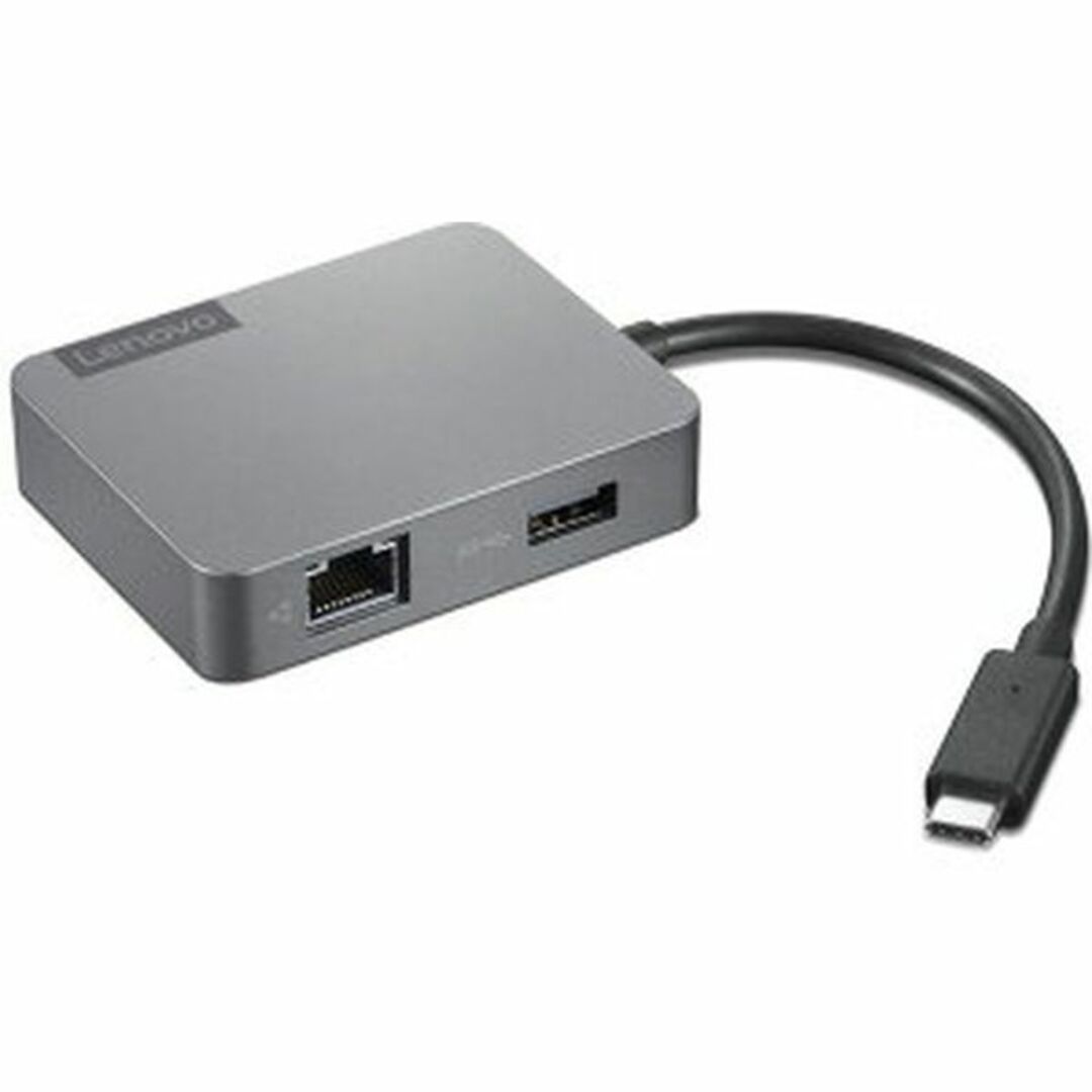 Lenovo レノボ USB Type-C トラベルハブ4X91A30366 (2021年モデル) 送料無料 スマホ/家電/カメラのPC/タブレット(PC周辺機器)の商品写真