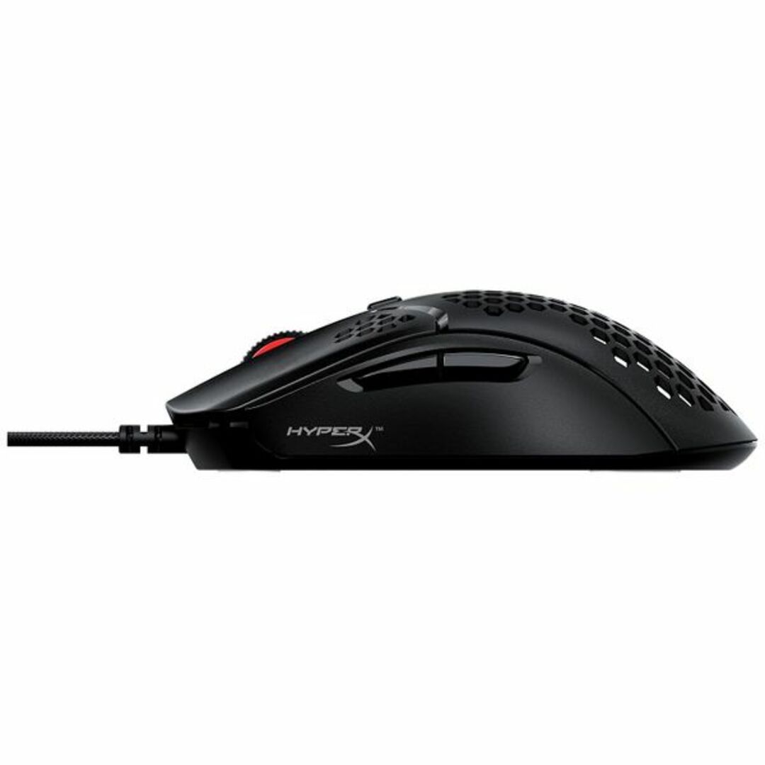 HyperX ゲーミングマウス Pulsefire Haste ゲーマー向け 有線 USB 超軽量 六角シェルデザイン 59グラム HMSH1-A-BK/G ( 4P5P9AA ) スマホ/家電/カメラのPC/タブレット(PC周辺機器)の商品写真