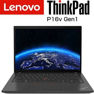 lenovo ノートパソコン ThinkPad P16v Gen 1 21FCCTO1WW/S2GEW 16.0インチ WQUXGA Core i7 13700H メモリ 16GB SSD 256GB RTX A500 Windows11 ノートPC パソコン 新品 レノボ テンキー付き(ノートPC)