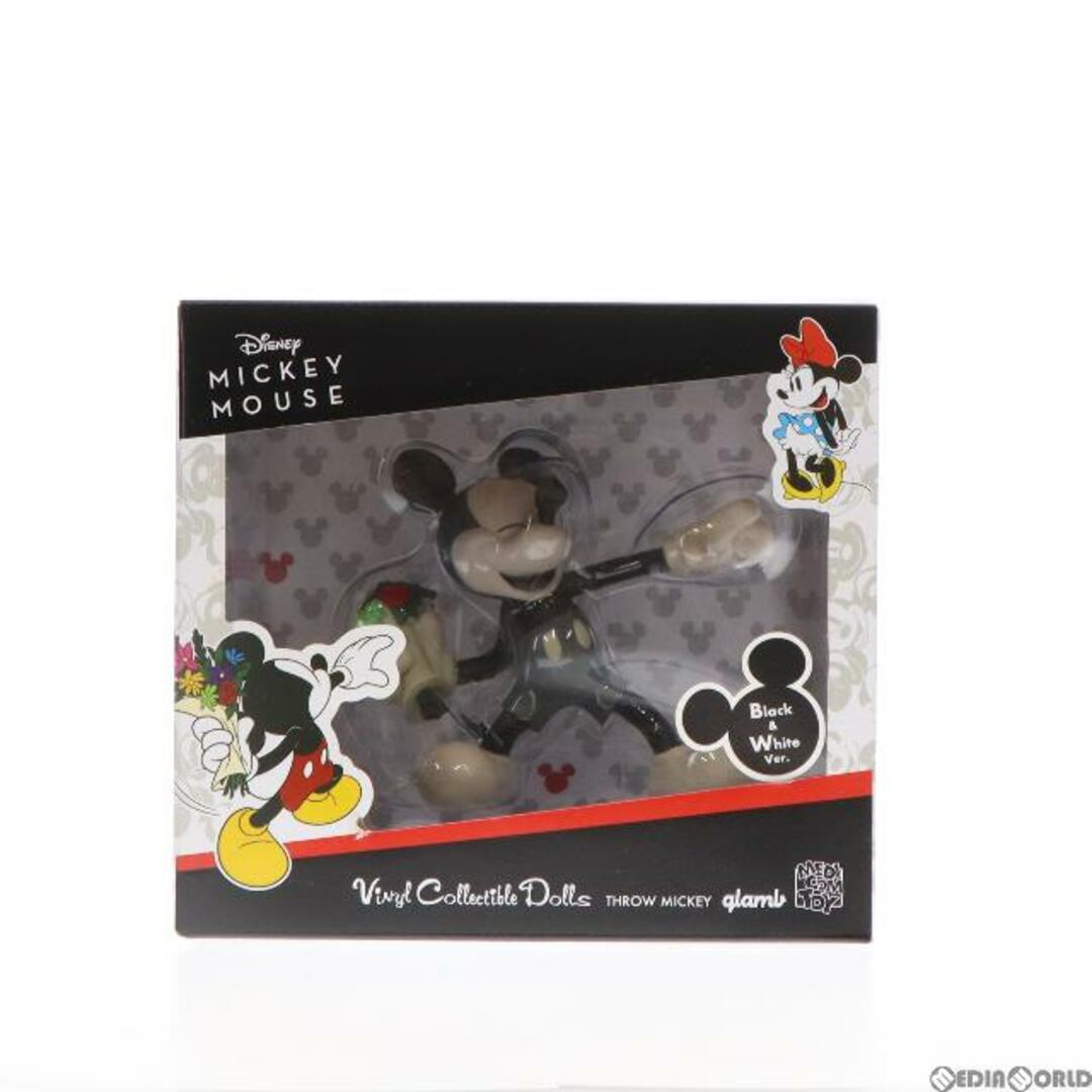 Disney(ディズニー)のヴァイナルコレクティブルドールズ No.346 VCD ミッキーマウス THROW MICKEY B&Wver. ディズニー 完成品 フィギュア メディコム・トイ エンタメ/ホビーのフィギュア(アニメ/ゲーム)の商品写真