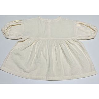 フタフタ(futafuta)の子供服 ハンドメイド ミルククリーム チュニック ワンピース 100size(ワンピース)