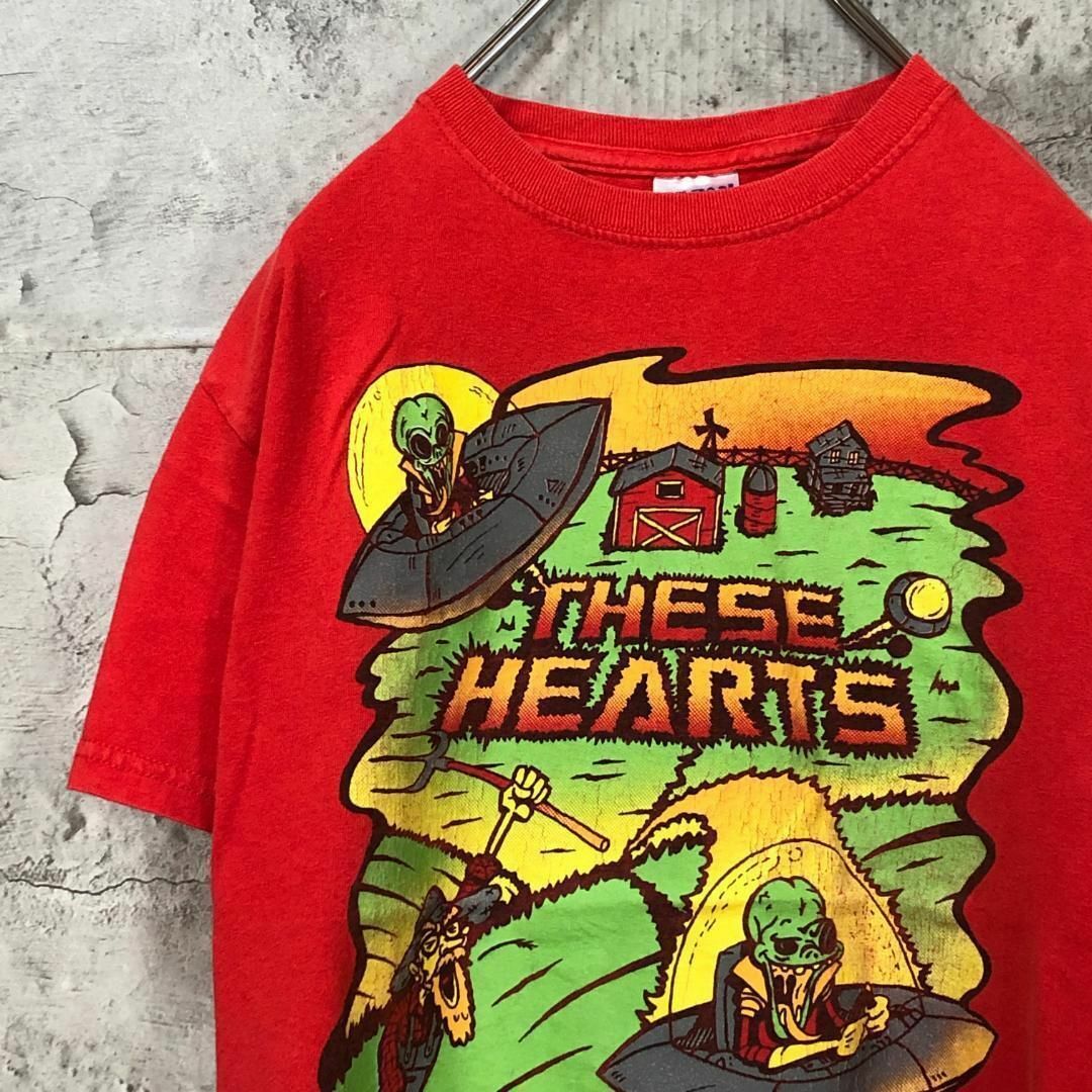 These Hearts 宇宙人 アメリカ輸入 ロックバンド Tシャツ メンズのトップス(Tシャツ/カットソー(半袖/袖なし))の商品写真