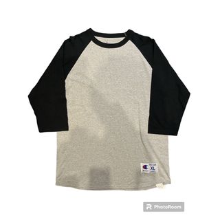 チャンピオン(Champion)の古着　Champion ラグラン　7部丈Tシャツ　チャンピオン　長袖　Tシャツ(Tシャツ/カットソー(七分/長袖))