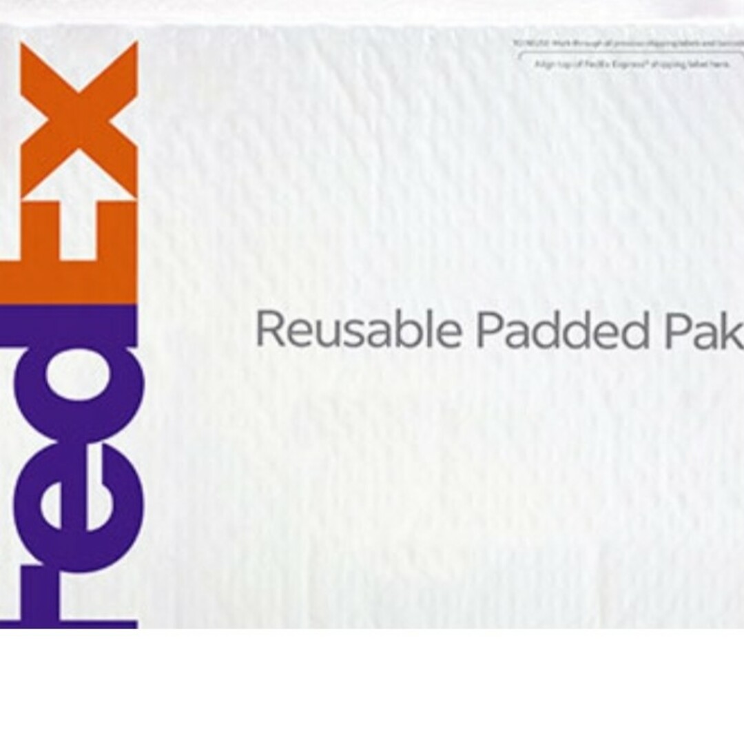 Fedex 緩衝材付 パック 60枚セット インテリア/住まい/日用品のオフィス用品(ラッピング/包装)の商品写真