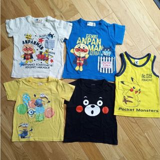 アンパンマン(アンパンマン)のキャラクター　Tシャツ　まとめ売り　100(Tシャツ/カットソー)