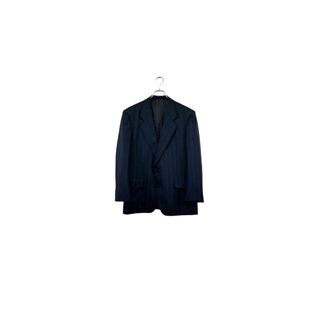 YVESSAINTLAURENT blue stripe jacket イヴサンローラン テーラードジャケット ストライプ ブルー系 メンズ ヴィンテージ 6(テーラードジャケット)