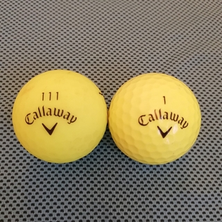 Callaway - キャロウェイ　ロストボール　マット　黄色　２個