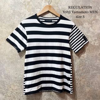 ヨウジヤマモト(Yohji Yamamoto)のREGULATION Yohji Yamamoto MEN ボーダーTシャツ(Tシャツ(半袖/袖なし))