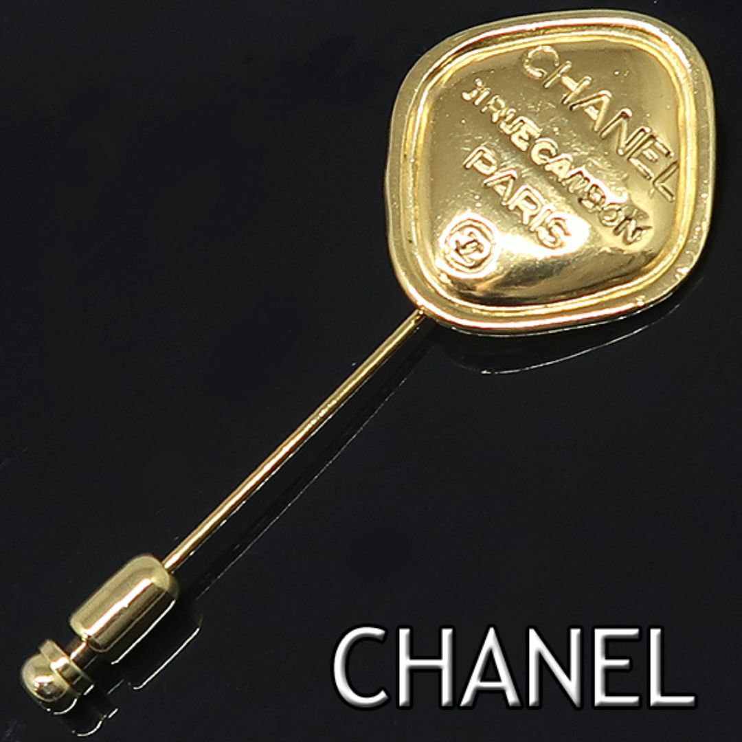 CHANEL(シャネル)の希少 CHANEL シャネル カンボン ピンブローチ　31 RUE CAMBON レディースのアクセサリー(ブローチ/コサージュ)の商品写真