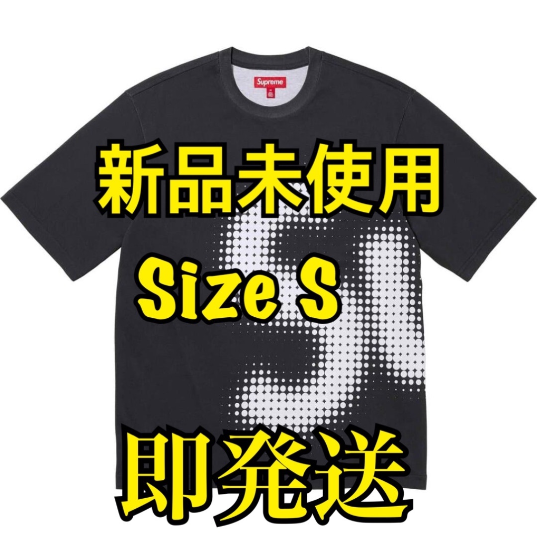 Supreme - Supreme halftone s/s top black sの通販 by 