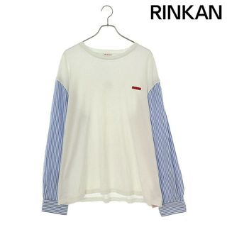 マルニ(Marni)のマルニ  23SS  HUMU0252QX ダメージ加工シャツレイヤード長袖カットソー メンズ 50(Tシャツ/カットソー(七分/長袖))