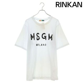 エムエスジイエム(MSGM)のエムエスジイエム  1940MM97 ラバーロゴTシャツ メンズ XL(Tシャツ/カットソー(半袖/袖なし))