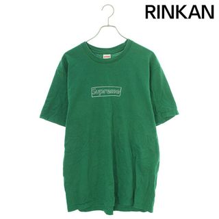 シュプリーム(Supreme)のシュプリーム ×カウズ KAWS　  21SS  Chalk Box Logo Tee カウズチョークボックスロゴTシャツ メンズ L(Tシャツ/カットソー(半袖/袖なし))