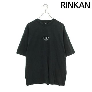 バレンシアガ(Balenciaga)のバレンシアガ  612966 TMVG7 ミディアムフィットBBロゴ刺繍ウォッシュドカラーTシャツ メンズ L(Tシャツ/カットソー(半袖/袖なし))