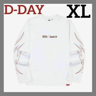 ボウダンショウネンダン(防弾少年団(BTS))のBTS　ユンギ　Tシャツ　D-DAY　XL　ロングスリーブ　ロンT　新品(Tシャツ(半袖/袖なし))