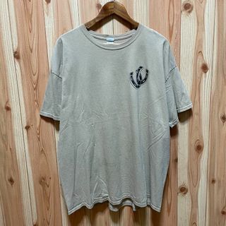 【一点物】海外製☆ビッグシルエット　ワンポイント　レイヤード　ストリート　古着(Tシャツ/カットソー(半袖/袖なし))