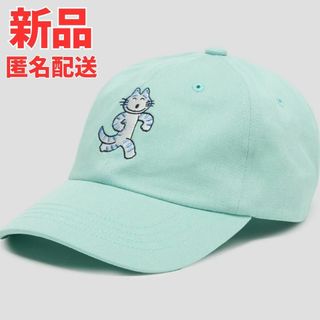 Design Tshirts Store graniph - グラニフ　11ぴきのねこ　とらねこ大将 　キャップ　帽子　ミント　graniph