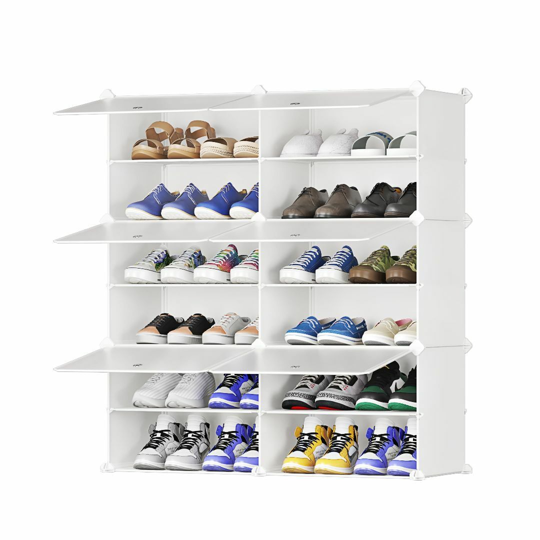 【在庫処分】JOISCOPE 靴収納キャビネット オーガナイザー、多機能 2 x インテリア/住まい/日用品の収納家具(玄関収納)の商品写真