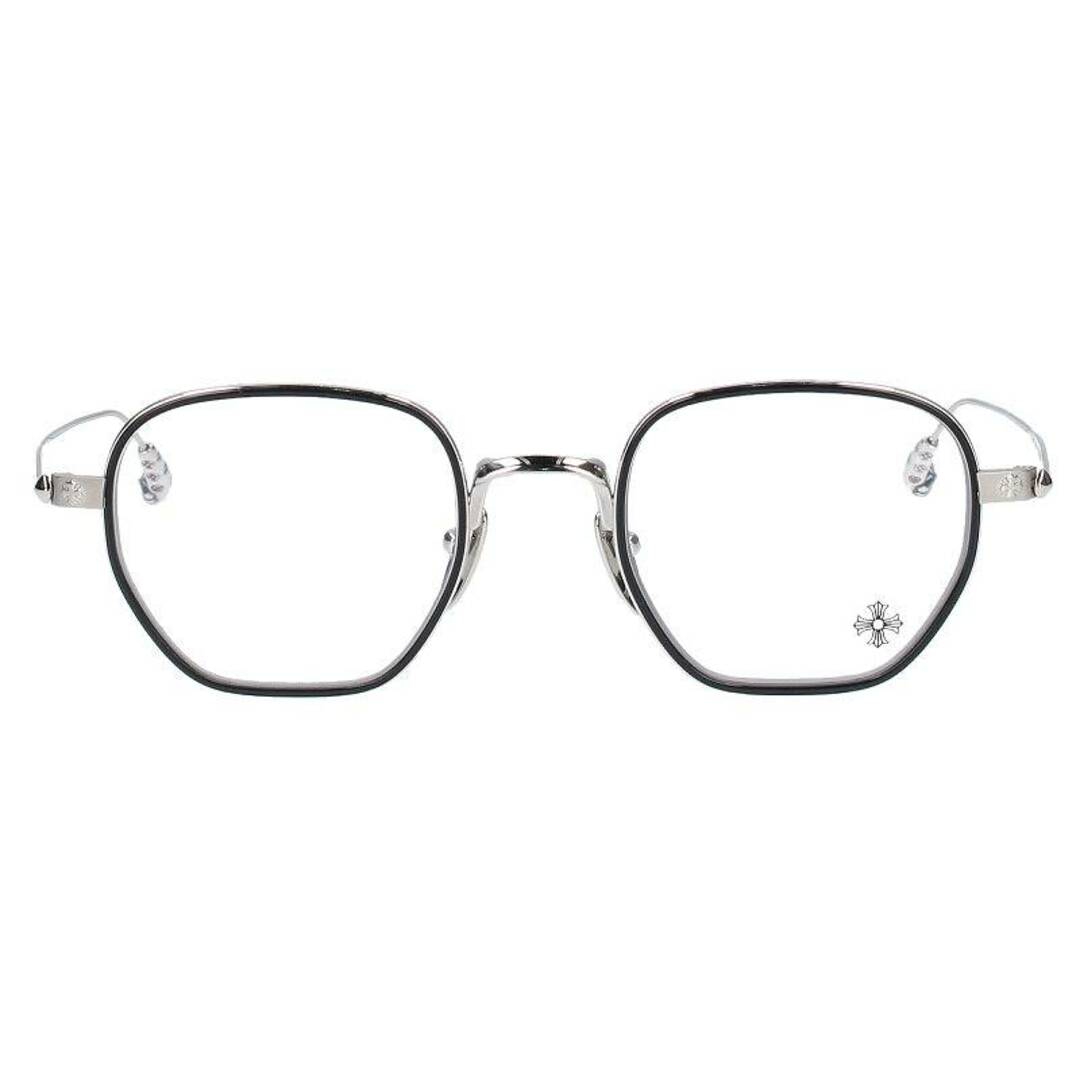 Chrome Hearts(クロムハーツ)のクロムハーツ  BONE PRONE I CHプラステンプルメタルフレーム眼鏡 メンズ 48□21-160 メンズのファッション小物(ストール)の商品写真