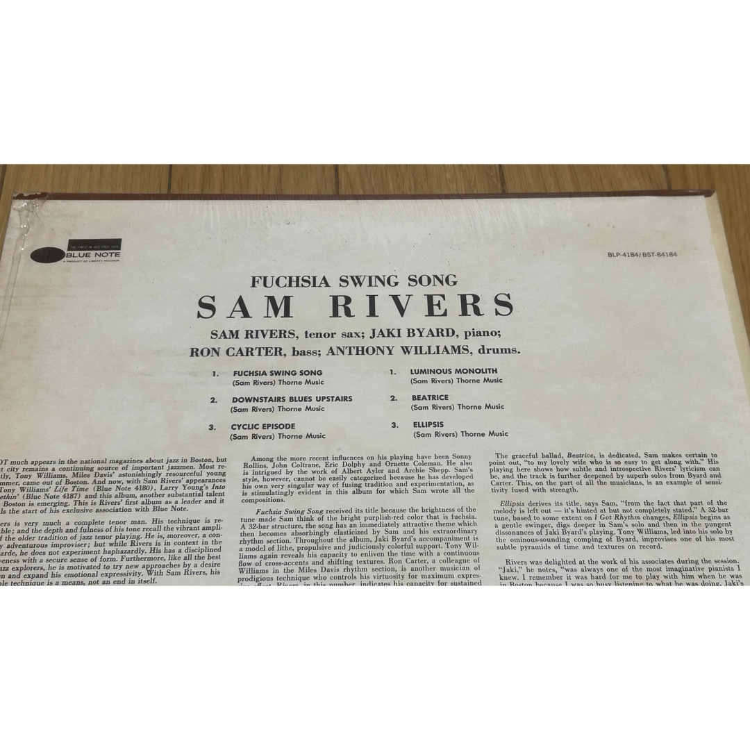 Sam Rivers US LP 2枚売り エンタメ/ホビーのエンタメ その他(その他)の商品写真