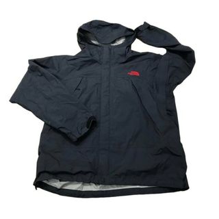 ザノースフェイス(THE NORTH FACE)のTHE NORTH FACE ノースフェイス ジャケット NP61320 L ブラック×ロゴレッド さらっとはおれて高性能 【中古品】 22402K157(ダウンジャケット)