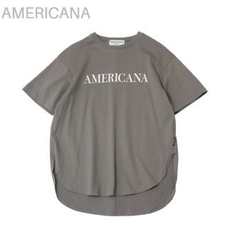 AMERICANA アメリカーナ  PARIGOT別注 ラウンドカットTシャツ