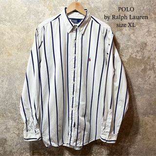 ポロラルフローレン(POLO RALPH LAUREN)のPOLO by Ralph Lauren ストライプシャツ オーバーサイズ ポロ(シャツ)