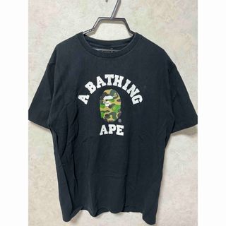 A BATHING APE エイプ Tシャツ 半袖 黒Tシャツ