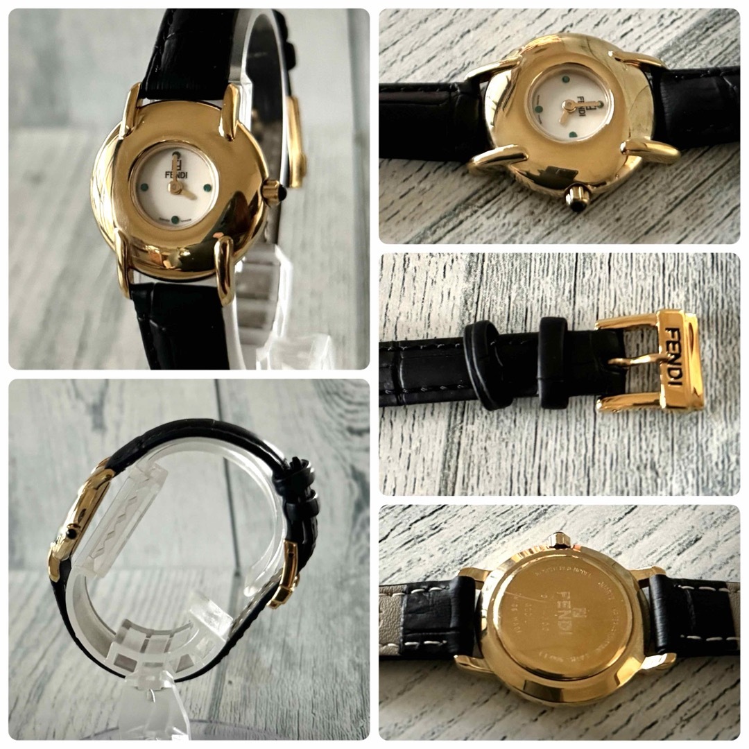 FENDI(フェンディ)の【希少】FENDI フェンディ 腕時計 400L レディース 4P グリーン レディースのファッション小物(腕時計)の商品写真