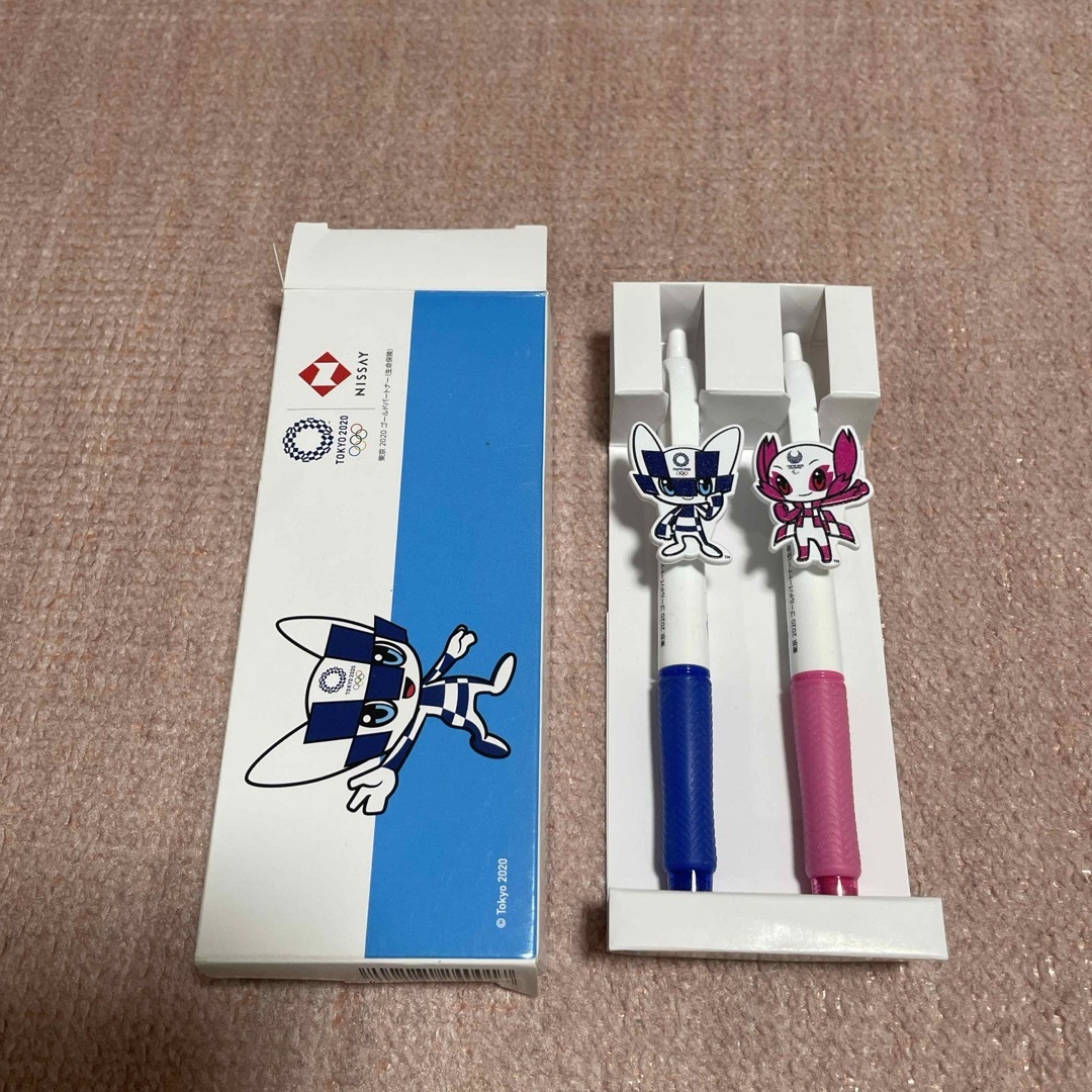 ボールペンセット　東京五輪 スポーツ/アウトドアの野球(記念品/関連グッズ)の商品写真