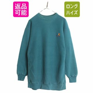 80s USA製 カーハート ヘビーウェイト スウェット メンズ XL 程/ 80年代 ヴィンテージ CARHARTT 裏起毛 トレーナー 大きいサイズ スエット(スウェット)