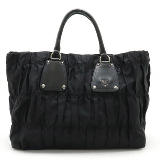 プラダ(PRADA)のプラダ ギャザー トートバッグ ラージトート ハンドバッグ （22420980）(トートバッグ)