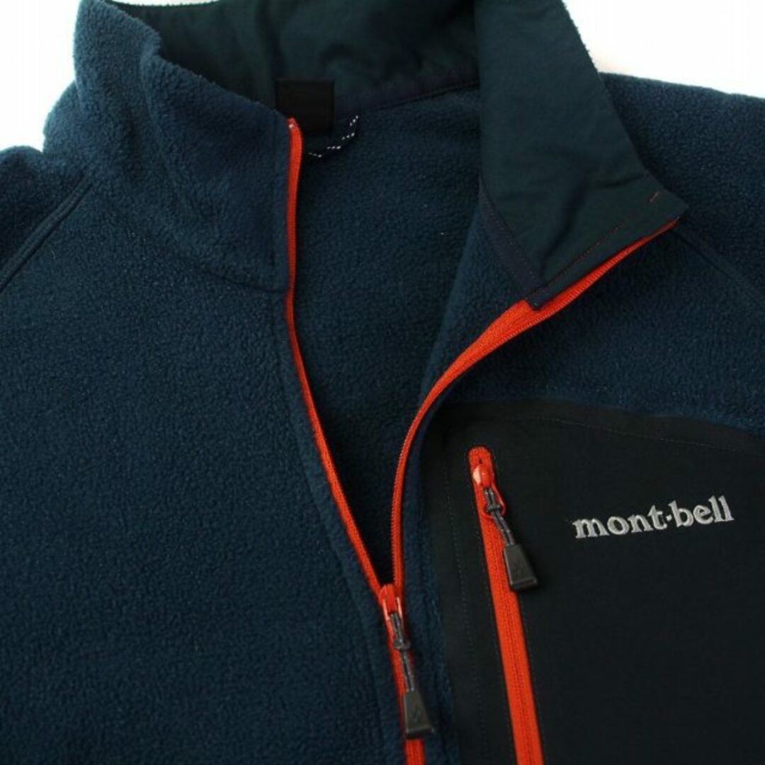 mont bell(モンベル)のMontbell クリマプラス100 プルオーバー フリースジャケット L 青 メンズのジャケット/アウター(ブルゾン)の商品写真