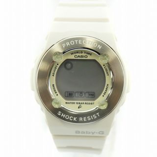 カシオ(CASIO)のカシオ ベビージー ウィンターパステル 腕時計 ソーラー デジタル 白(腕時計)