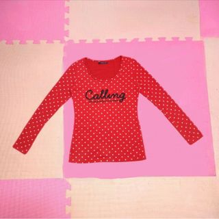 送料￥０♡Honeys ハニーズ ドット柄Tシャツ