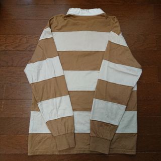 FTC - FTC ラガーシャツ ボーダー柄 刺繍ロゴ ワンポイントロゴの通販 FTC - FTC ラガーシャツ ボーダー柄 刺繍ロゴ ワンポイントロゴの通販