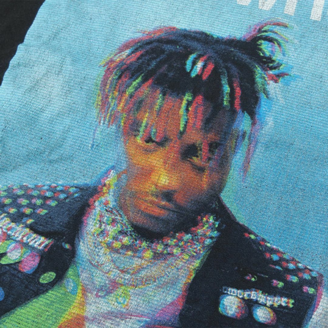 RAP MUSICIAN(ラップミュージシャン)のジュースワールド Tシャツ Juice Wrld ラップt HIPHOP メンズのトップス(Tシャツ/カットソー(半袖/袖なし))の商品写真