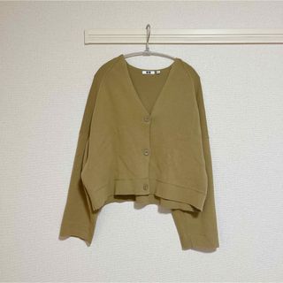 ユニクロ(UNIQLO)のユニクロ　メリノブレンドショートカーディガ(カーディガン)