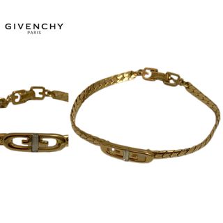 ジバンシィ(GIVENCHY)のGIVENCHY PARIS VINTAGE 80s GG デザインブレスレット(ブレスレット/バングル)