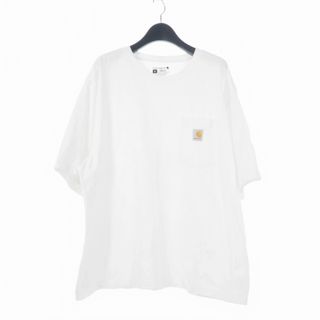 carhartt - カーハート Tシャツ 半袖 カットソー クルーネック ロゴ XL ホワイト