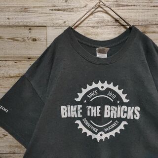 ギルタン(GILDAN)の【675】USA古着　2016年　Bikeレースイベント　Tシャツ　ビックサイズ(Tシャツ/カットソー(半袖/袖なし))