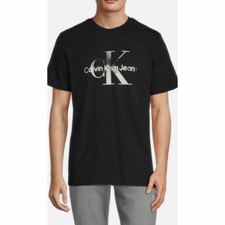 新品　Calvin Klein Jeans メンズ　ビッグロゴ　ブラックTシャツ