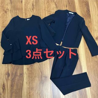 メゾンドドルチェ　オケージョン　セットアップ　3点セット　ネイビー　XS